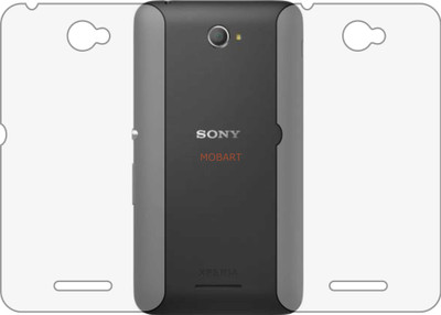 MOBART Back Screen Guard for SONY XPERIA E4 (Matte Finish)(Pack of 2)
