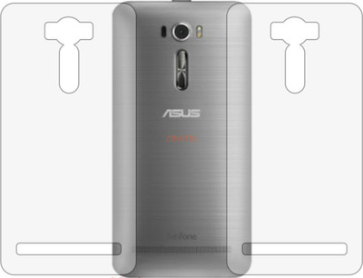 ZINGTEL Back Screen Guard for ASUS ZENFONE 2 LASER ZE601KL (Matte Finish)(Pack of 2)