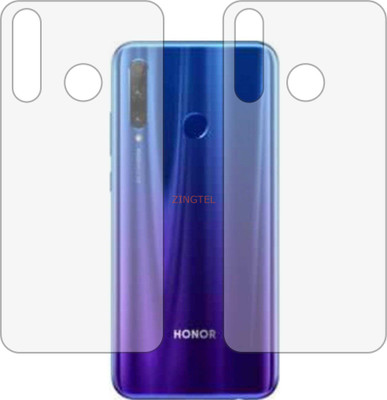 ZINGTEL Back Screen Guard for HUAWEI HONOR 10I (Matte Finish)(Pack of 2)