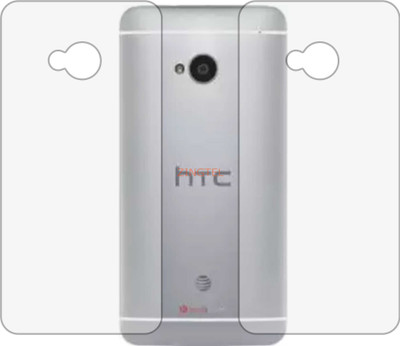 ZINGTEL Back Screen Guard for HTC ONE DUAL SIM (Matte Finish)(Pack of 2)