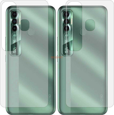 MOBART Back Screen Guard for TECNO SPARK 7 PRO KF8 (Matte Finish)(Pack of 2)