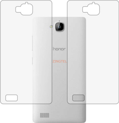ZINGTEL Back Screen Guard for HUAWEI HONOR 3C (Matte Finish)(Pack of 2)