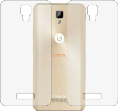 ZINGTEL Back Screen Guard for GIONEE P7 (Matte Finish)(Pack of 2)