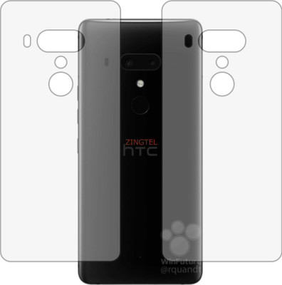 ZINGTEL Back Screen Guard for HTC U12 PLUS (Matte Finish)(Pack of 2)