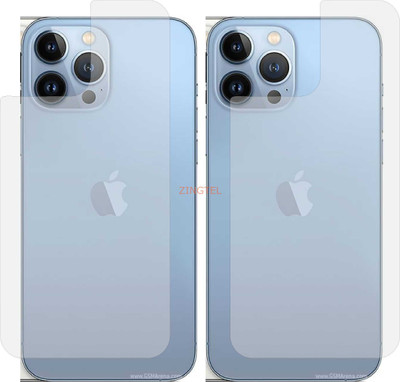 ZINGTEL Back Screen Guard for APPLE IPHONE 13 PRO MAX (Matte Finish)(Pack of 2)