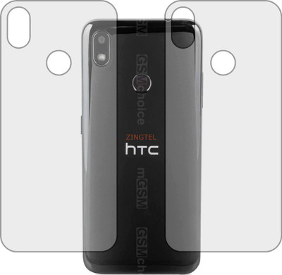 ZINGTEL Back Screen Guard for HTC WILDFIRE E1 PLUS (Matte Finish)(Pack of 2)