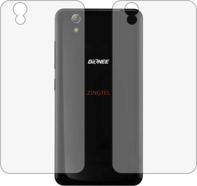 ZINGTEL Back Screen Guard for GIONEE PIONEER P5L (Matte Finish)(Pack of 2)