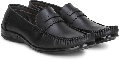JOREN Plus Size Formal/Casual/Outdoor/Ethnic Slip on Shoes Slip On For Men(Black)