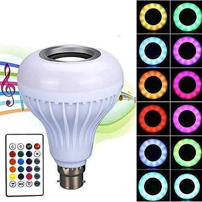 Xydrozen 3 in 1 12W B22 Led Bulb with Bluetooth Speaker-M7 Smart Bulb