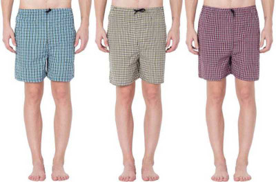 Chitransh Checkered Men Multicolor Boxer Shorts