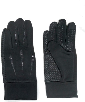 Aadikart Waterproof Outdoor Athletic Touch Screen Riding Gloves(Black Black)