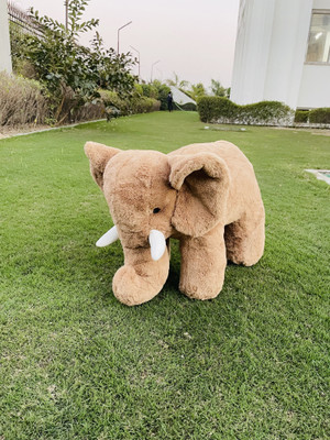 Fun Zoo Royal Elephant Soft Toys,Very Soft Elephant Toys for Kids/Birthday Gift/Girls  - 40 cm(Brrown)