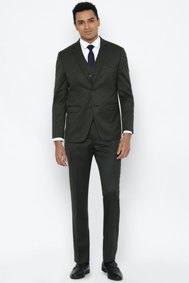 Allen Solly Single Breasted Solid Men Suit