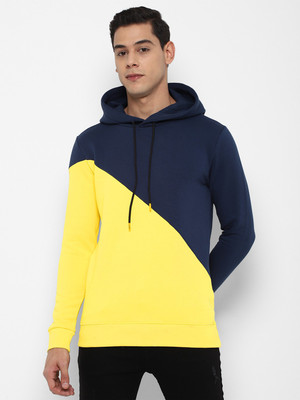 FOREVER 21 Full Sleeve Color Block Men Reversible Sweatshirt