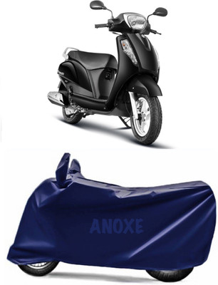 ANOXE Two Wheeler Cover for Suzuki(New Access 125, Blue)