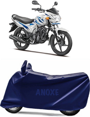 ANOXE Two Wheeler Cover for Suzuki(Hayate, Blue)