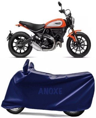 ANOXE Two Wheeler Cover for Ducati(Scrambler, Blue)