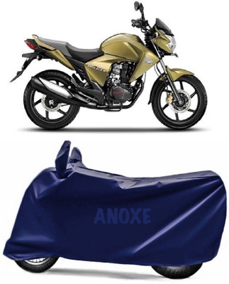 ANOXE Two Wheeler Cover for Honda(Unicorn Dazzler, Blue)