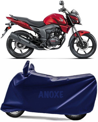 ANOXE Two Wheeler Cover for Honda(CB Trigger, Blue)