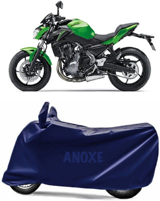 MWBB Two Wheeler Cover for Kawasaki(Z250, Blue)