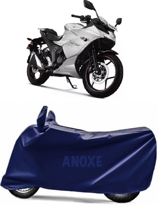 ANOXE Two Wheeler Cover for Suzuki(Gixxer SF, Blue)