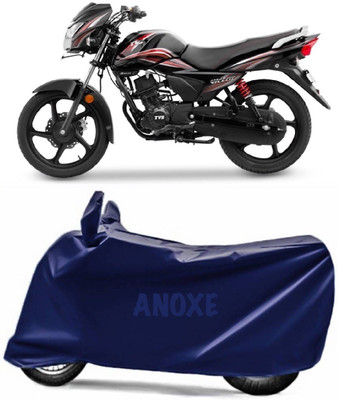 ANOXE Two Wheeler Cover for TVS(Victor New, Blue)