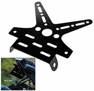AutoGnix Tail Tidy Number Plate Holder/License Plate Holder Bracket for Yamaha R15 V3 Bike Number Plate(Aluminium 2 cm  x  5 cm)