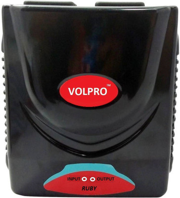 VOLPRO RUBY UPTO 32'inch LED / LCD / SMART TV VOLTAGE STABILIZER(Black)