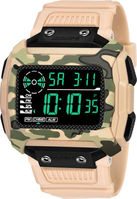Reborn REBORN 9097 ARMY RING CREAM new Cream digital watch for classy looks men Digital Watch  - For Men