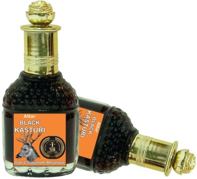 INDRA SUGANDH BHANDAR Organic Black Musk Pure Kasturi Perfume 24 Hours Herbal Attar(Gold Musk)