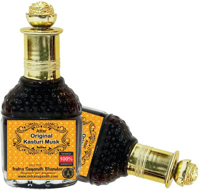 INDRA SUGANDH BHANDAR Pure & Original Kasturi Rich & Divine Musk Herbal Attar(Musk)