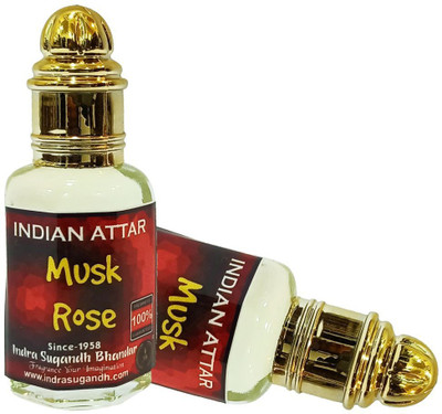 INDRA SUGANDH BHANDAR Musk Rose Best Combination of Kasturi & Rose Floral Attar(Gold Musk)