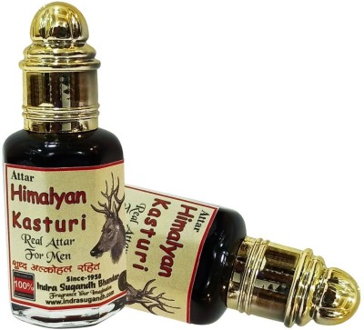 INDRA SUGANDH BHANDAR Himalayan Kasturi The Original Musk Pure Perfume No Alcohol Herbal Attar(Musk)