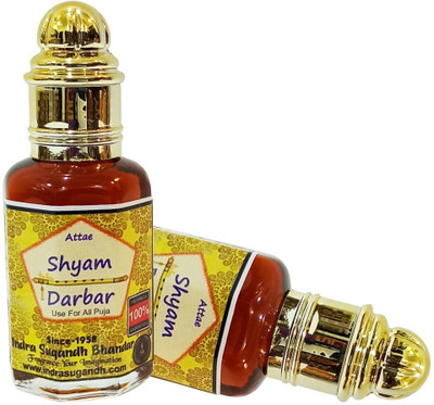 INDRA SUGANDH BHANDAR Shyam Darbar Pure Perfume Beautiful Combination of Kasturi Oudh and Chandan Herbal Attar(Phulwari)