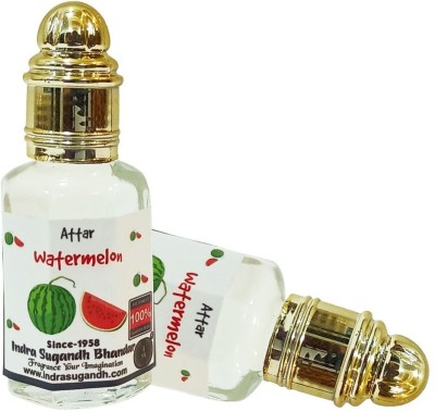 INDRA SUGANDH BHANDAR Fruity Collection - Watermelon Pure Summer Perfume 24 Hours Floral Attar(Fruity)