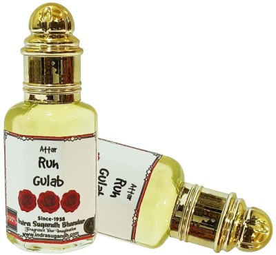 INDRA SUGANDH BHANDAR Natural Series Pure Ruh E Gulab Oil Real Kannuji Rose Floral Attar(Rose)