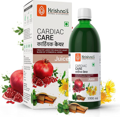 Krishna's Herbal & Ayurveda Cardiac Care Juice | Maintains Healthy Heart | Improves Heart Functions(1000)