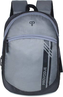 PROVOGUE STYLISH-18 LTR BACKPACK , IDEAL FOR SCHOOL, COLLEGE, OFFICE, TUTION AND TRAVEL. 18 L Backpack(Grey)