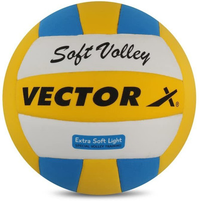 VECTOR X Soft Volleyball - Size: 4(Standard, Pack of 1)