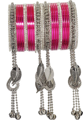 NMII Metal Zircon Bangle Set(Pack of 32)