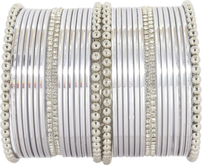NMII Metal Zircon Bangle Set(Pack of 32)