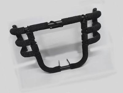 WHEETOYKART Airfly 1.25-inch Front Leg Crash Guard With Wrapped Rope For Royal Enfield(Royal Enfield)