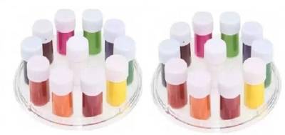 munwari Kumkum Bindi 11 Color Liquid Bindi Tikli Kum Kum Makeup Sindoor For Women & Girl round-shaped face, Every faces Multicolor Bindis