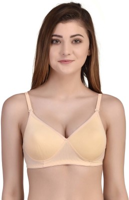 CHILEELIFE Women Everyday Lightly Padded Bra(Gold)