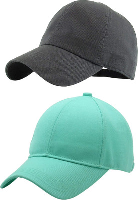 ZACHARIAS Solid Sports/Regular Cap Cap(Pack of 2)