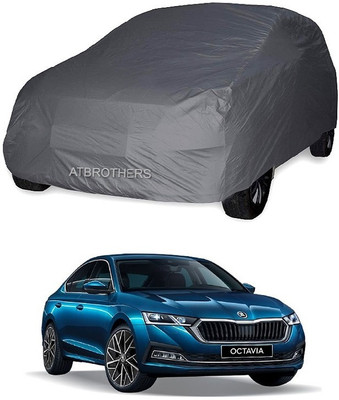 ATBROTHERS Car Cover For Skoda Octavia 2.0i (Without Mirror Pockets)(Grey)