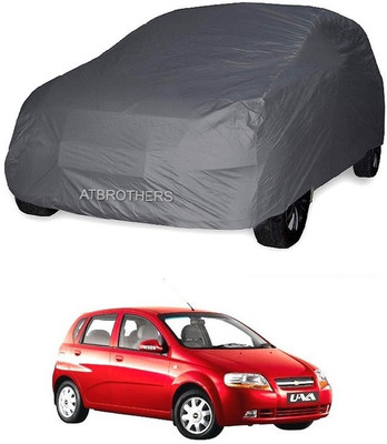 ATBROTHERS Car Cover For Chevrolet Aveo Uva (Without Mirror Pockets)(Grey)