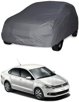 SRI GORAKHNATH TRADERS Car Cover For Volkswagen Vento 1.5 TDI Trendline (Without Mirror Pockets)(Grey)