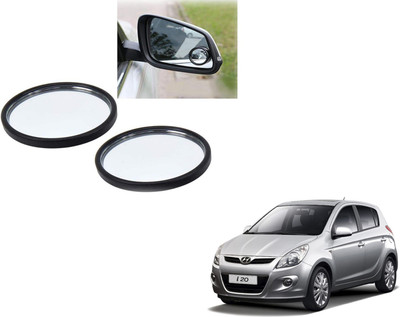 ROYAL AUTO MART Manual Blind Spot Mirror, Rear View Mirror, Dual Mirror For Hyundai i20, Universal For Car(Right, Left, Center)