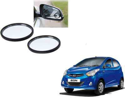 ROYAL AUTO MART Manual Blind Spot Mirror, Rear View Mirror, Dual Mirror For Hyundai Eon, Universal For Car(Right, Left, Center)